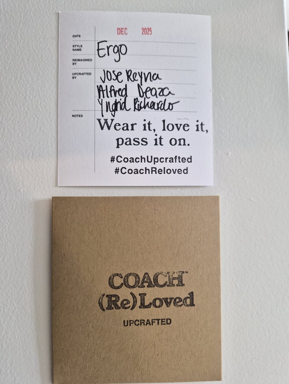 *Upcrafted/ReLoved [Coach] Ergo Shoulder Bag, CFI02, One-of-a-kind, Black, Charm - Picture 12 of 16